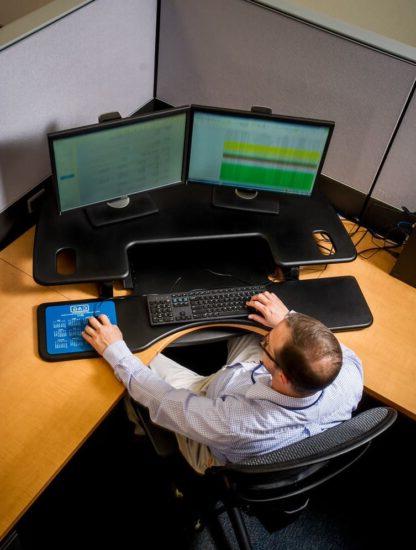 Person working on computer